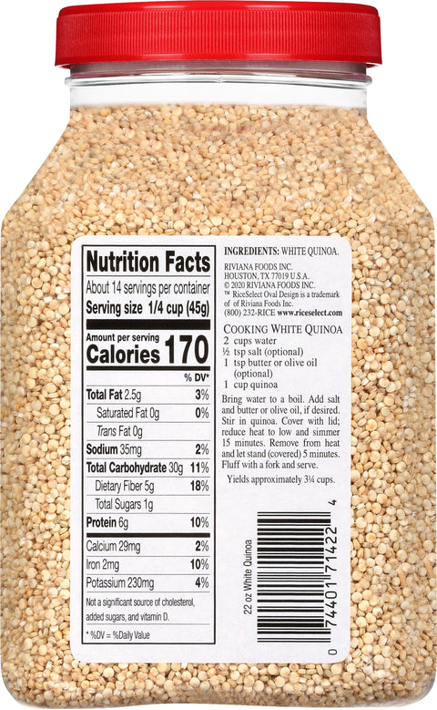 Rice Select White Quinoa 22 OZ