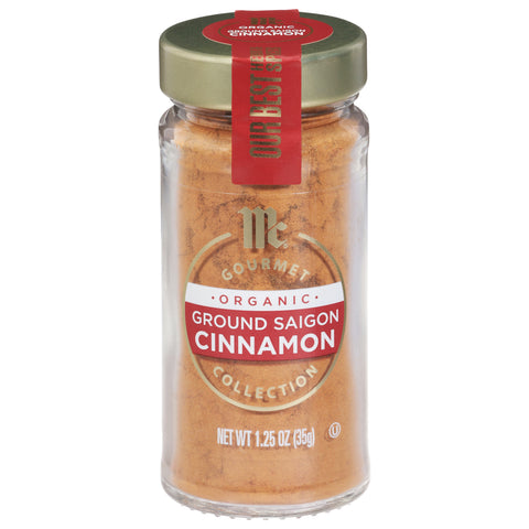McCormick Organic Ground Saigon Cinnamon - 1.25 OZ 3 Pack
