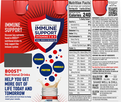 Boost Energy Drink Vanilla 48 FZ