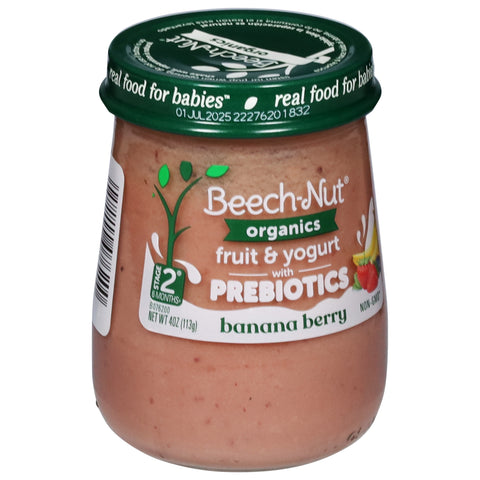 Beech-Nut Organics Stage 2 (6 Months+) Banana Berry 4 oz