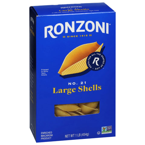 Ronzoni Large Shells Pasta 16 OZ