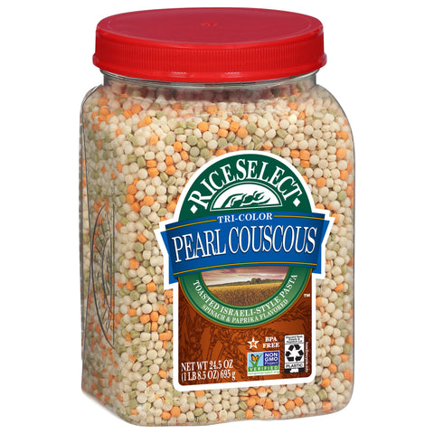 Rice Select Tri-Color Pearl Couscous 24.5 OZ