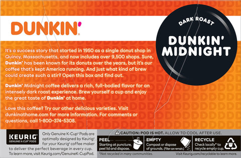 Dunkin' Dark Roast K-Cup 3.5 OZ