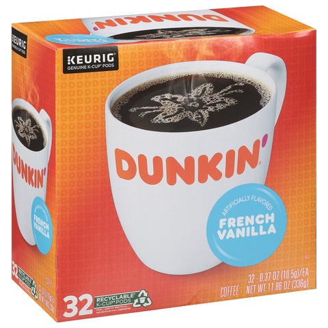 Dunkin French Vanilla Kcups 11.86 OZ