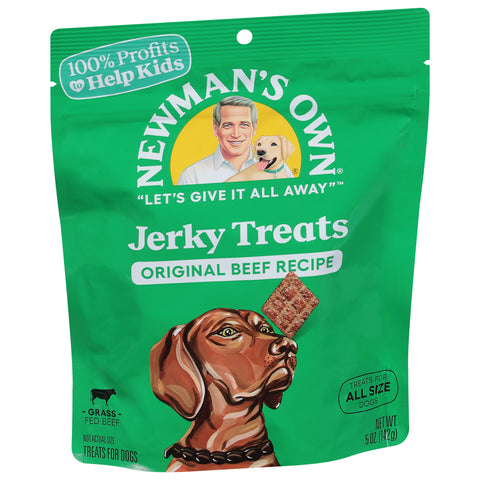 Newman's Own Beef Jerky Dog Treats 5 OZ