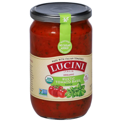 Lucini Organic Rustic Tomato Basil Sauce 25.5 OZ