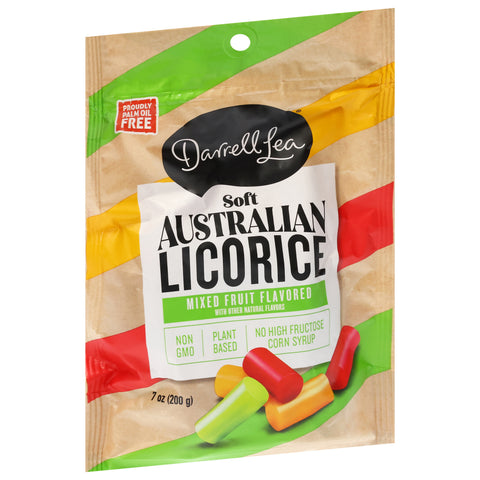 Darrell Lea Soft Australian Liquorice Mixed Fruit 7 OZ