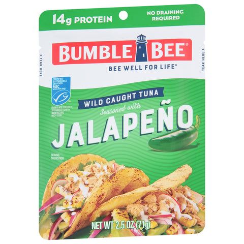 Bumble Bee Wild Caught Tuna With Jalapeno 2.5 OZ