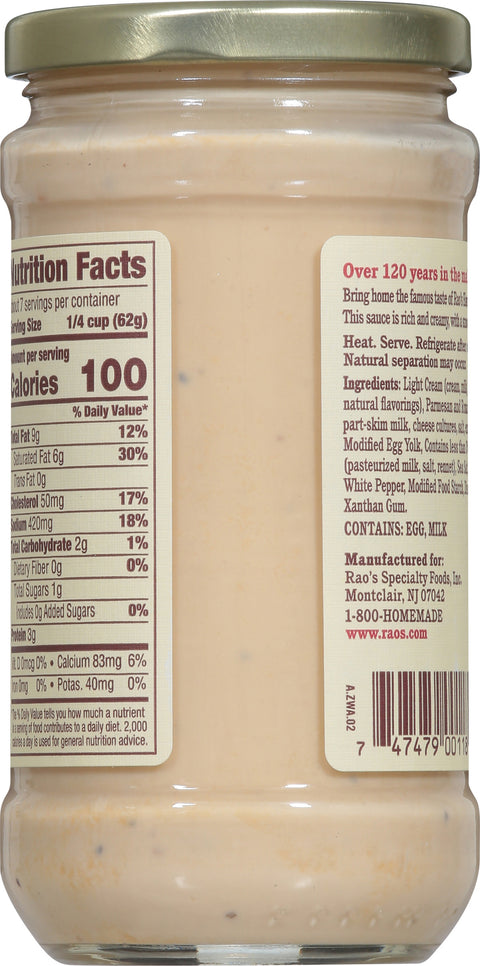 Rao's Homemade Alfredo Sauce 15 OZ