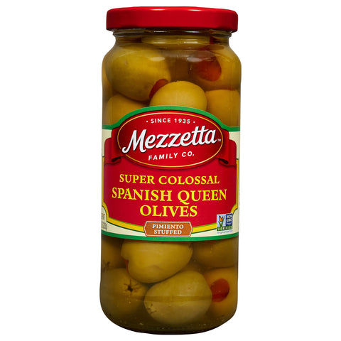 Mezzetta Olives Spanish Colossal Queen 10 OZ