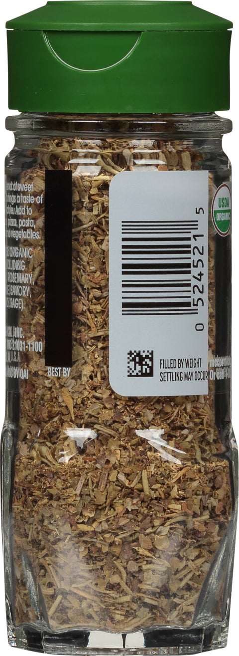 McCormick Gourmet Organic Italian Seasoning 0.55 OZ