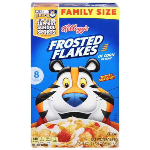 Kellogg's Frosted Flakes Cereal Original 21.7oz - 21.7 OZ 12 Pack