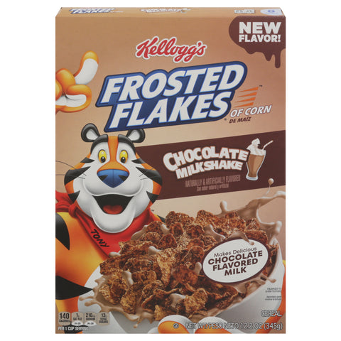 Frosted Flakes Frosted Flakes Chocolate Milkshake Cereal 12.2 oz - 12.2 OZ 12 Pack