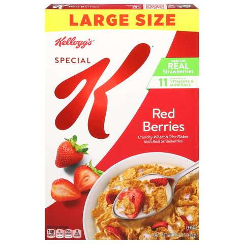 Special K Red Berries Cereal Large Size 14.7 oz - 14.7 OZ 8 Pack