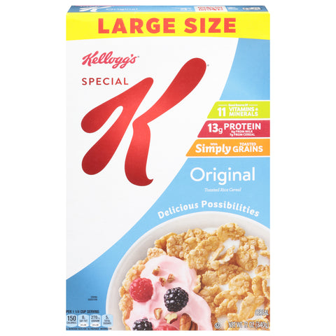 Kellogg's Special K Toasted Original Rice Cereal 12 oz - 12 OZ 10 Pack