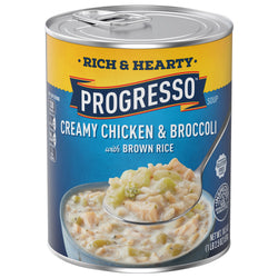 Progresso Chicken and Broccoli With Brown Rice Soup  - 18.5 OZ 12 Pack