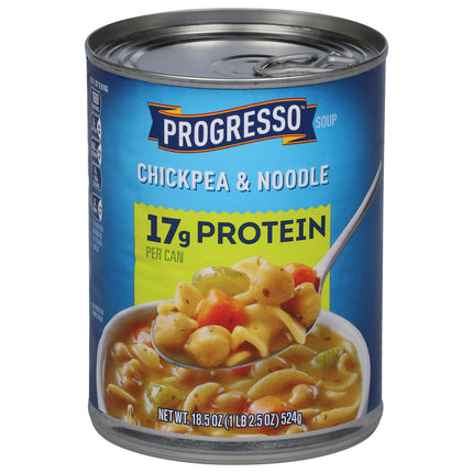Progresso Protein Chickpea And Noodle Soup - 18.5 OZ 12 Pack