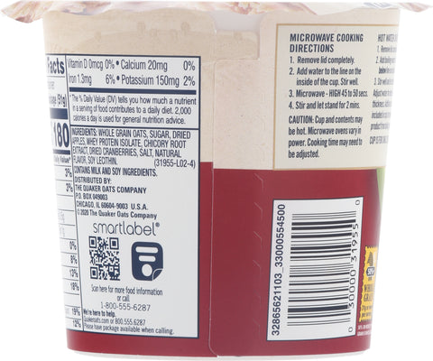 Quaker Express Cup Apple & Cranberries 1.79 OZ
