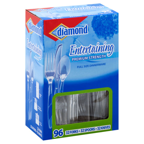 Diamond Premium Strength Assorted Cutlery - 96.0 CT 6 Pack