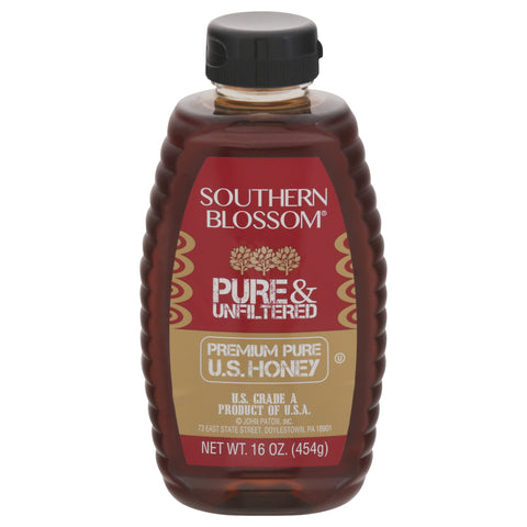 Southern Blossom Pure & Unfiltered Honey 16 oz - 6 Pack