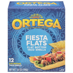 Ortega Fiesta Flats Taco Shells - 5.6 OZ 6 Pack