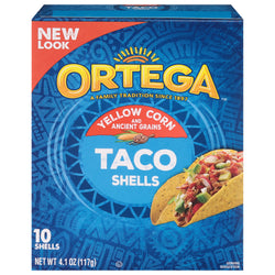 Ortega Yellow Corn And Ancient Taco Shells  - 4.1 OZ 6 Pack