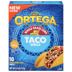 Ortega Whole Grain Corn Taco Shells  - 4.8 OZ 6 Pack
