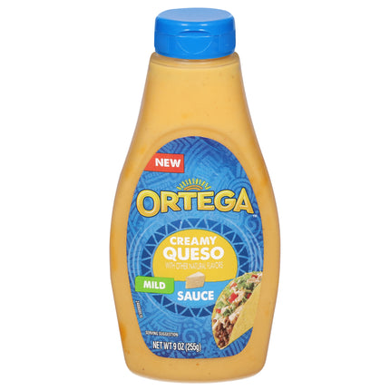 Ortega Creamy Queso Mild Sauce - 9 OZ 6 Pack