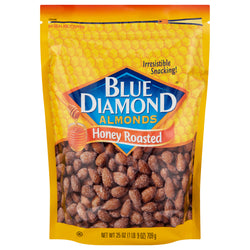 Blue Diamond Honey Roasted Almonds - 25 OZ 6 Pack