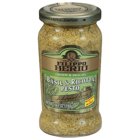 Filippo Berio Basilo And Ricotta Pesto - 6.7 OZ 6 Pack