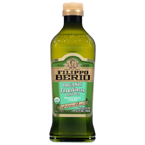 Filippo Berio Ev Organic Olive Oil - 25.3 OZ 6 Pack