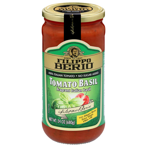 Filippo Berio Tomate Basil Pasta Sauce - 24.0 OZ 6 Pack