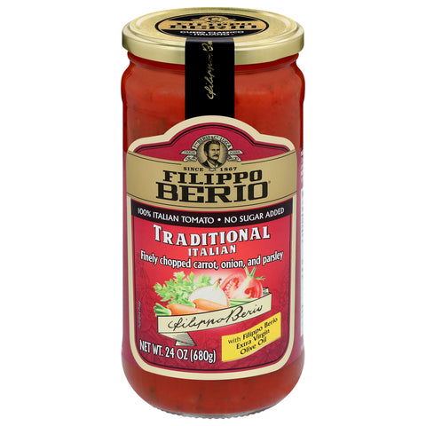 Filippo Berio Traditional Italian Pasta Sauce - 24.0 OZ 6 Pack