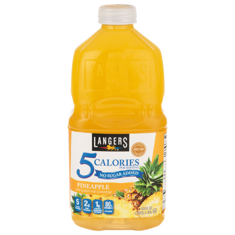 Langers Pineapple Juice Cocktail from Concentrate 64 fl oz - 64 FZ 8 Pack