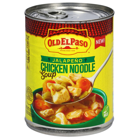 Old El Paso Chicken Noodle Jalapeno Soup 18.5 oz - 12 Pack
