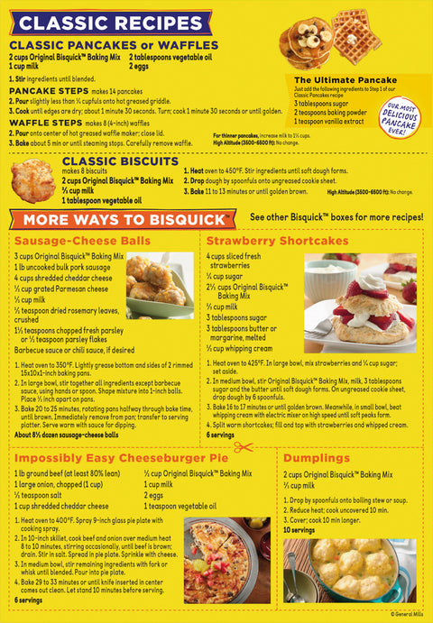 Betty Crocker Bisquick Pancake Baking Mix 40 OZ