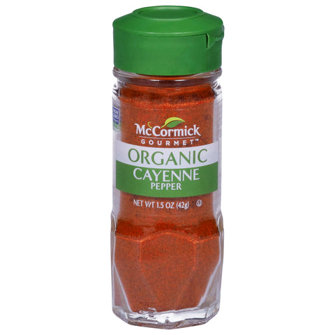 McCormick Gourmet Organic Cayenne Pepper - 1.5 OZ 3 Pack