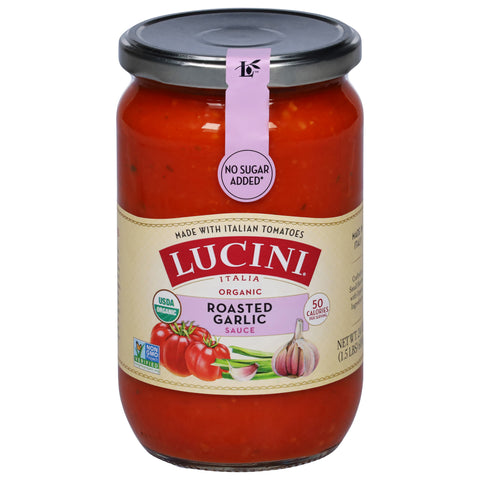 Lucini Organic Roasted Garlic Marinara Sauce 25.5 OZ