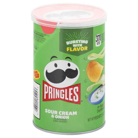 Pringles Grab N' Go Sour Cream And Onion Crisps 2.5 OZ