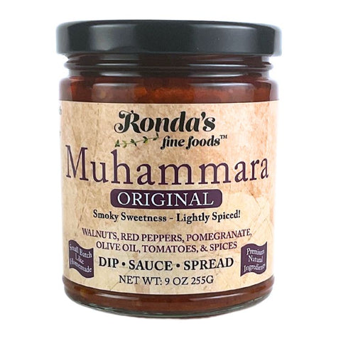 Ronda's Fine Foods Muhammara Dip/Spread/Topping/Sauce - 9 OZ 12 Pack