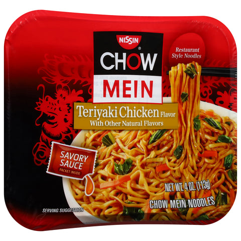 Nissin Soup Chow Mein Teriyaki Chicken 4 OZ