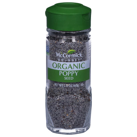 McCormick Gourmet Organic Poppy Seed - 2.12 OZ 3 Pack