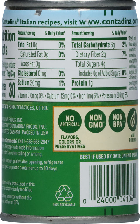 Contadina Tomato Paste 6 OZ