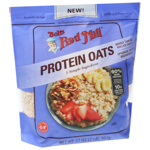 Bob's Red Mill Protein Rolled Oats 32 OZ
