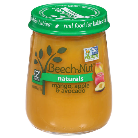 Beechnut Stage 2 Just Mango Apple & Avocado 4 OZ
