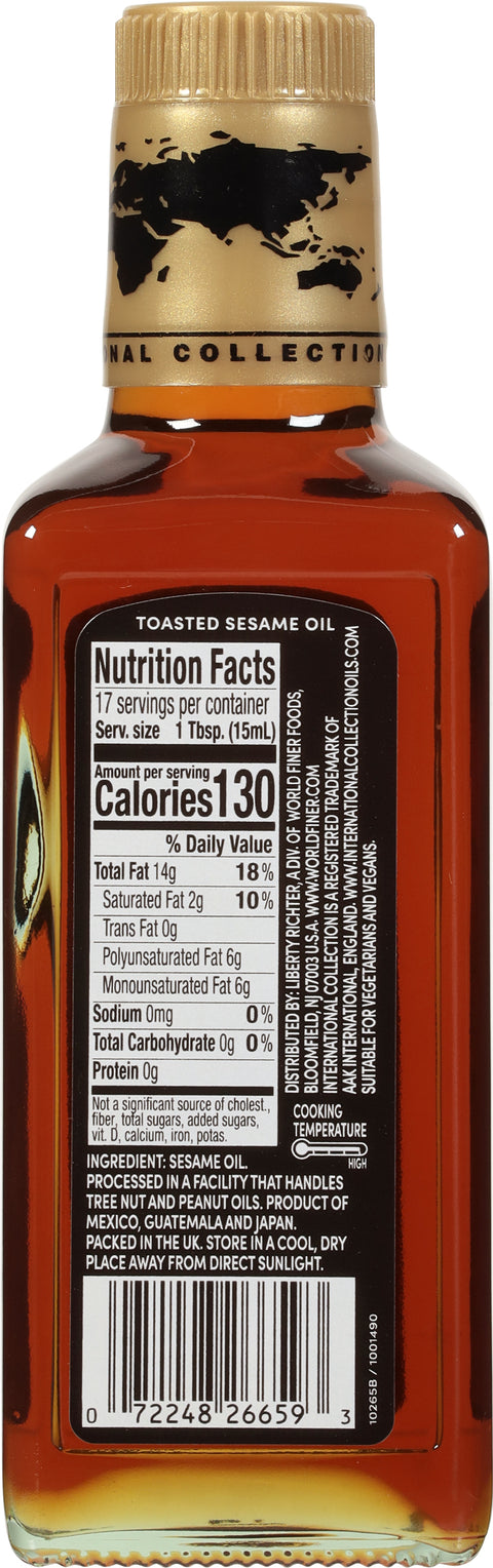 International Collection Toasted Sesame Oil 8.45 FZ