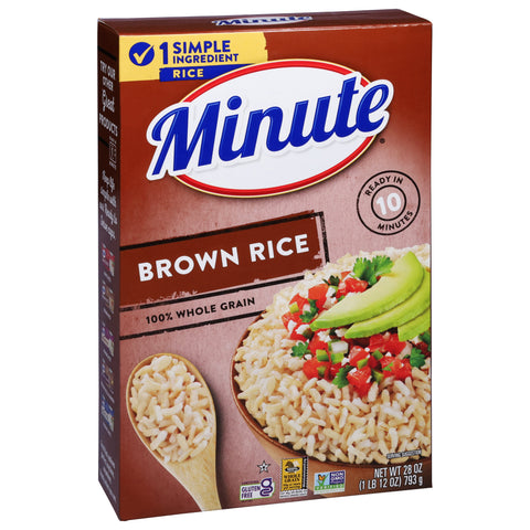 Minute Brown Rice 28 OZ