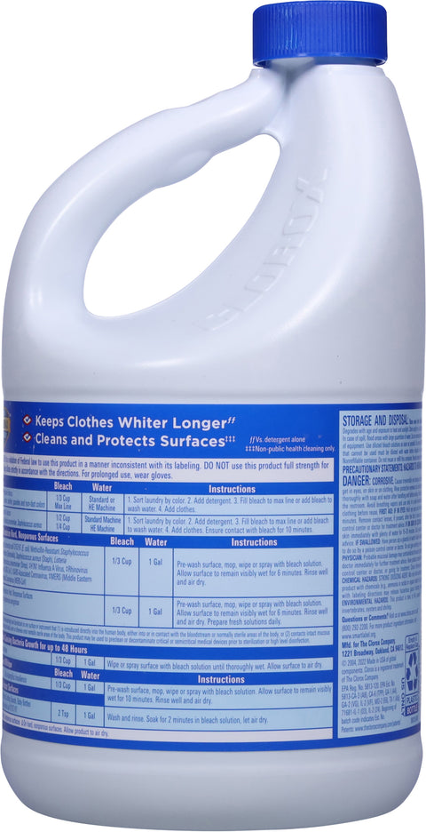 Clorox Regular Concentrated Bleach 81 FZ