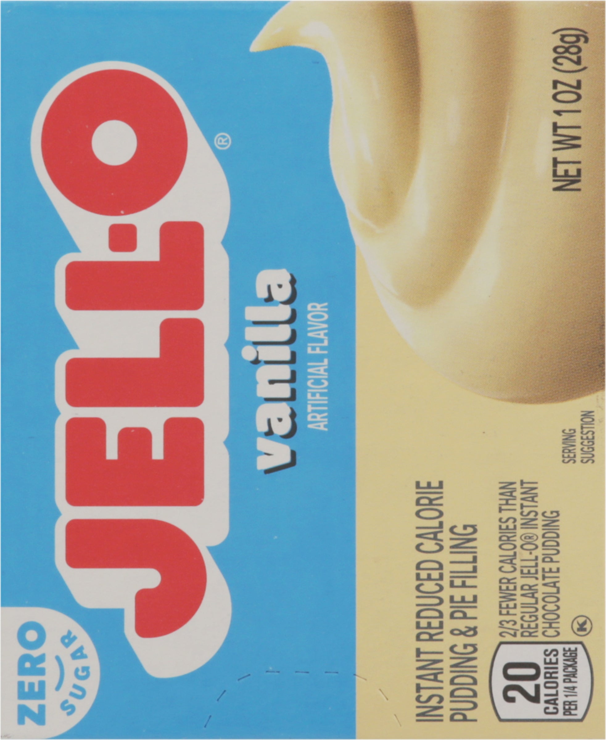 Jell-O Mix Pudding Instant Sugar Free Vanilla - 1 OZ 24 Pack