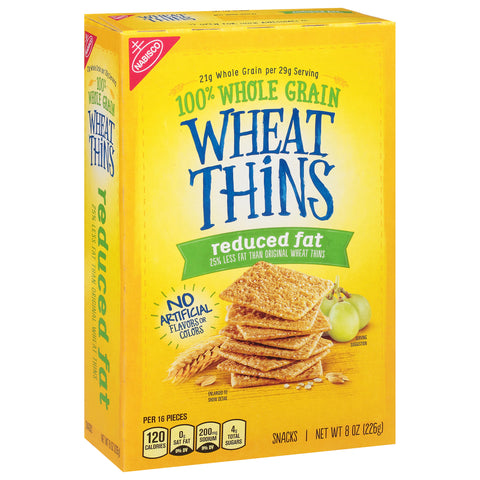 Nabisco Reduced Fat Wheat Thins 8 OZ